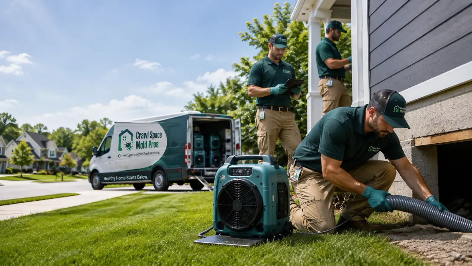 Crawl Space Mold Removal in Temple City, CA